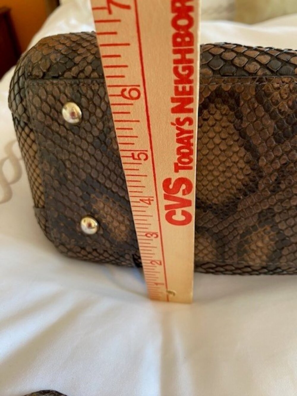 Furla Rare Python Handbag NWOT - Picture 13 of 13